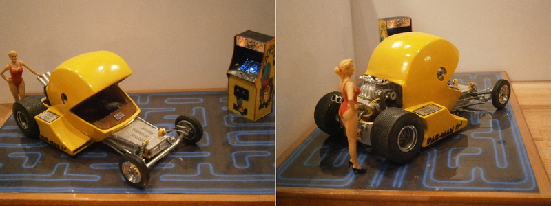 Illustration for article titled The $75k Pac-Man Hot Rod (And The Toy Version)